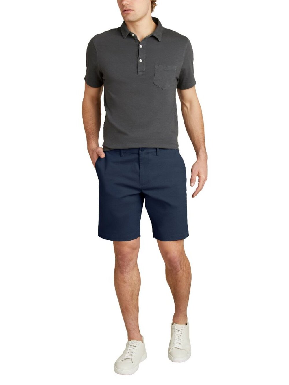 - English Laundry Men's Midweight Flat Front‎ Textured Short With Flex Wais…